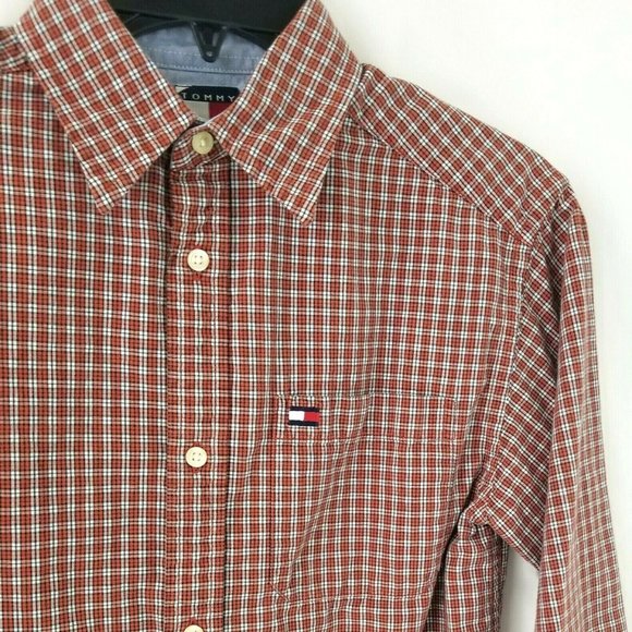 Tommy Hilfiger Sz M Boys Shirt M10 - Picture 2 of 6